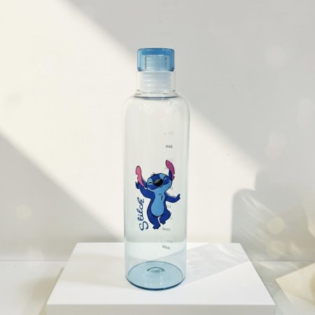 مطرة ماء زجاجية شفافه بتصميم ستيتش